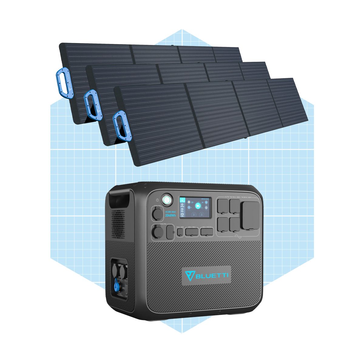 Bluetti Ac200max + 3*pv200 Ecomm Bluettipower.com