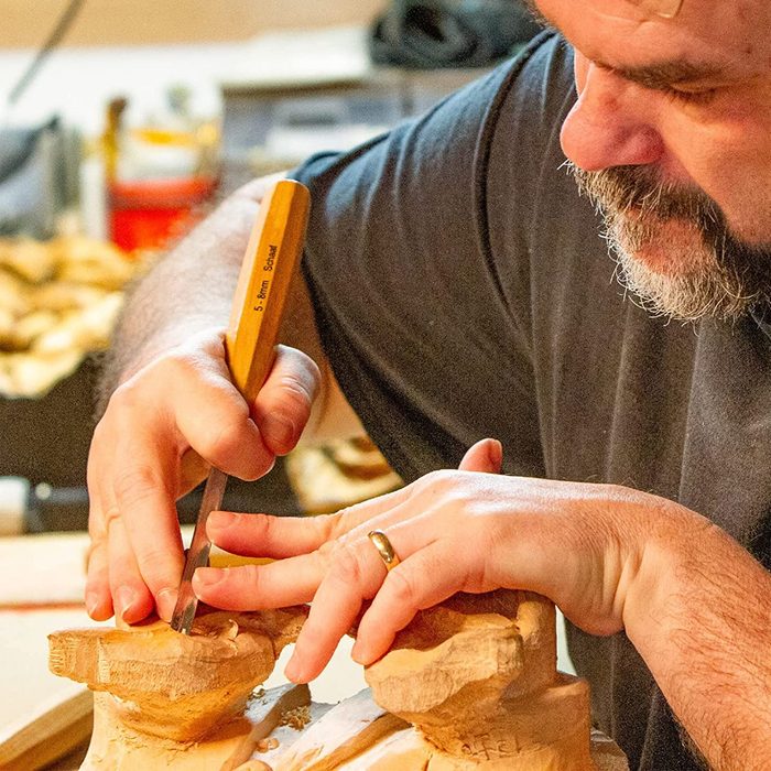 Schaaf Wood Carving Tools Set Of 12 Chisels With Canvas Case Ecomm Amazon.com