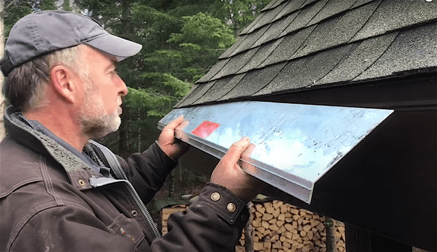 Install aluminum Edge-Cutter strips