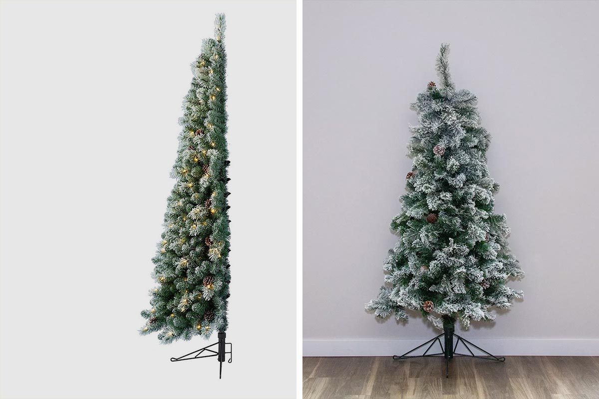 Half Christmas Trees Are the Perfect Way to Save Space This Holiday Season