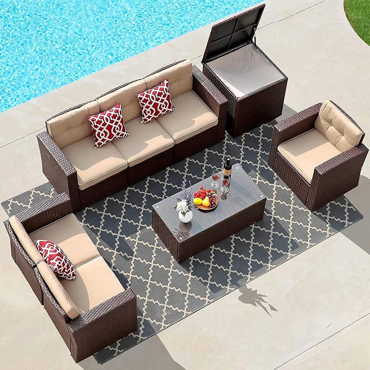 Rattan Seating Set