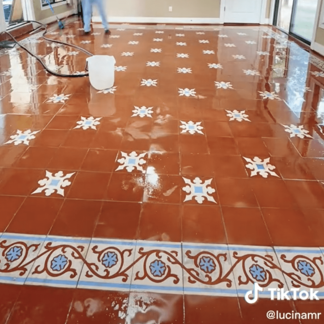 Tile floor