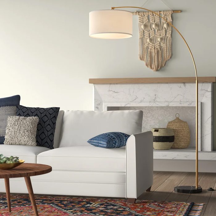 Debbye 77 Arched Floor Lamp