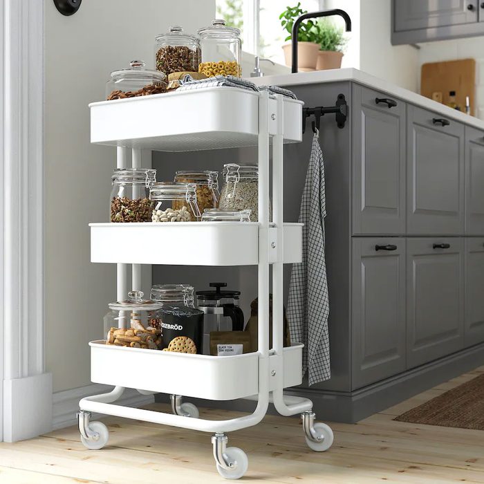Rolling Cart in kitchen