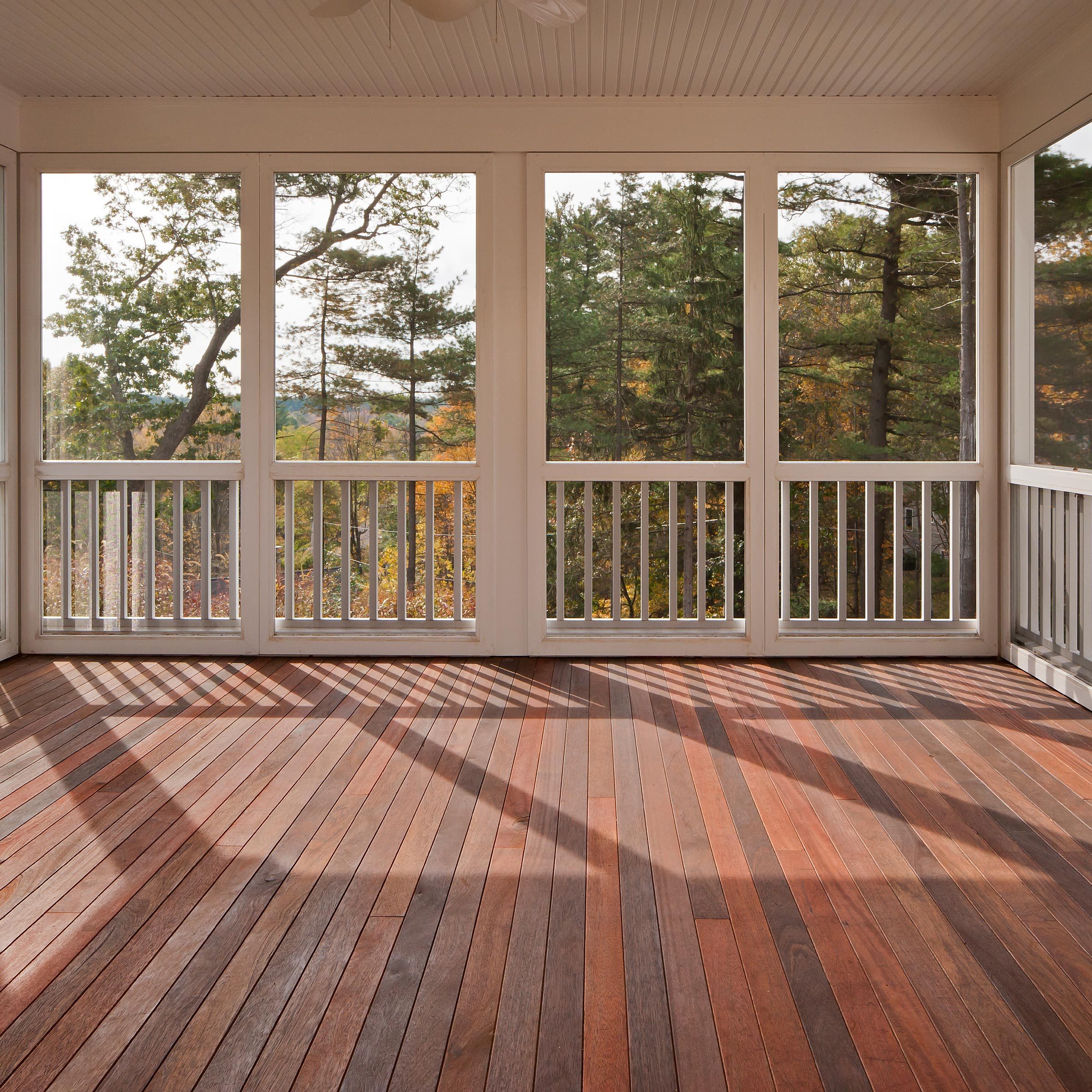 Backyard Deck With Screen Enclosure