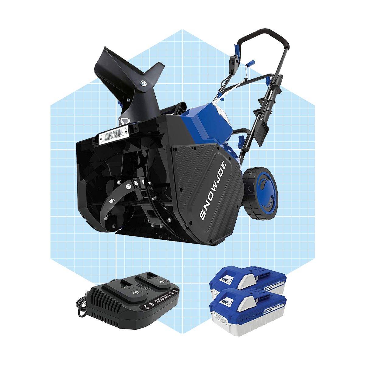 Snow Joe 24v X2 18 Inch 48 Volt 4 Ah Cordless Snow Blower Kit Ecomm Amazon.com