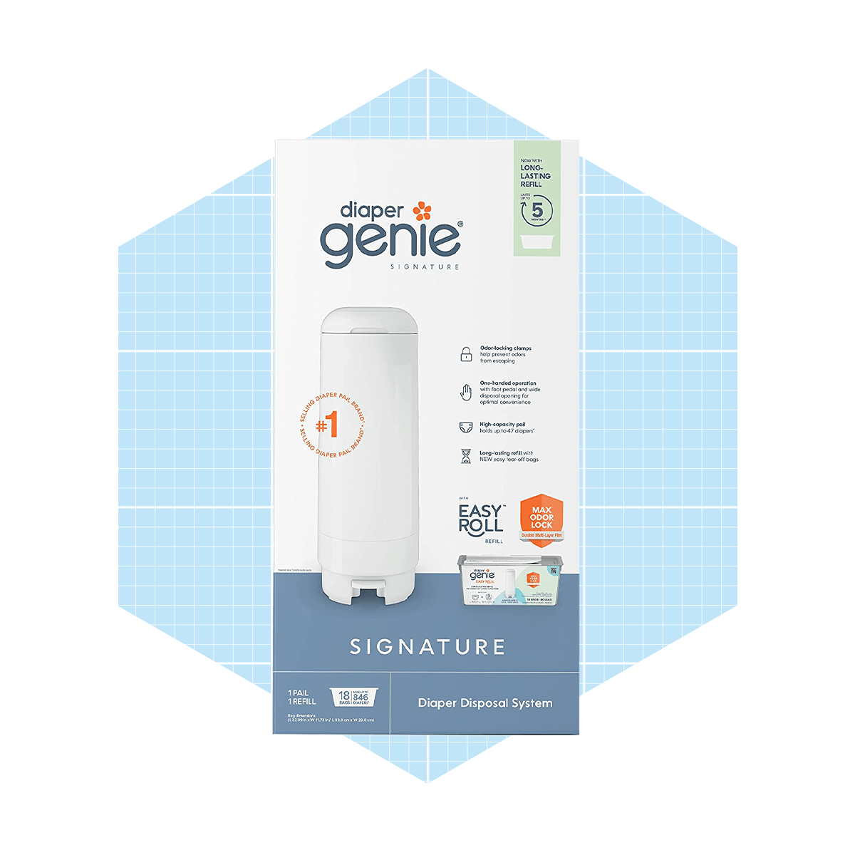 Diaper Genie Signature Pail Ecomm Via Amazon.com