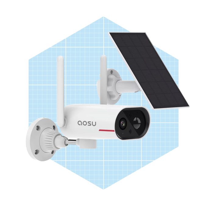 Dekco 1080p Wifi 170 Degree Rotating Indoor Outdoor Solar Powered Home Security Camera Ecomm Target.com