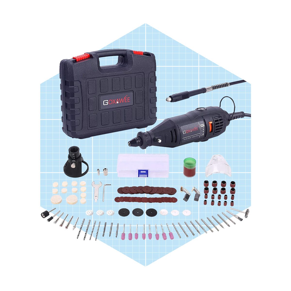 Goxawee Power Rotary Tool Kit With Multipro Keyless Chuck And 140pcs Accessories Ecomm Walmart.com