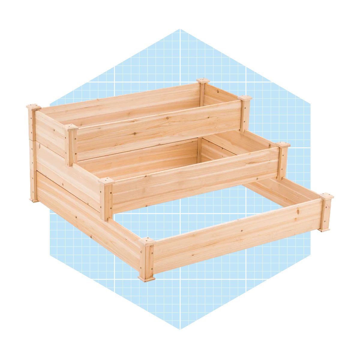 Kairos 4 Ft X 4 Ft Wood Raised Garden Bed Ecomm Wayfair.com