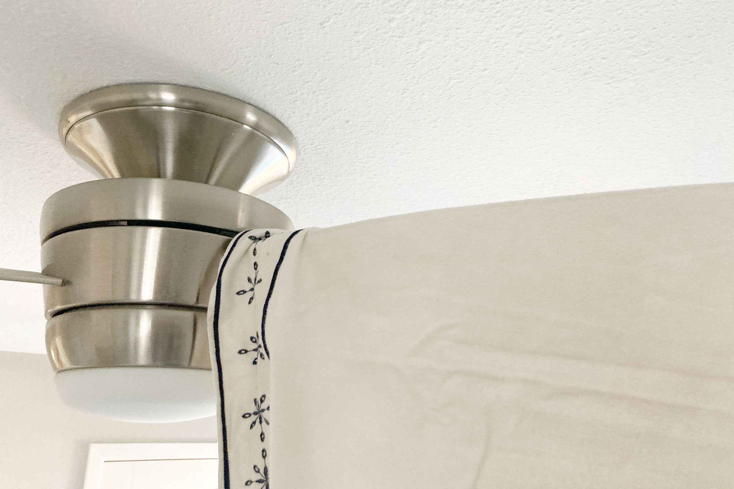 Place Pillowcase Over Fan