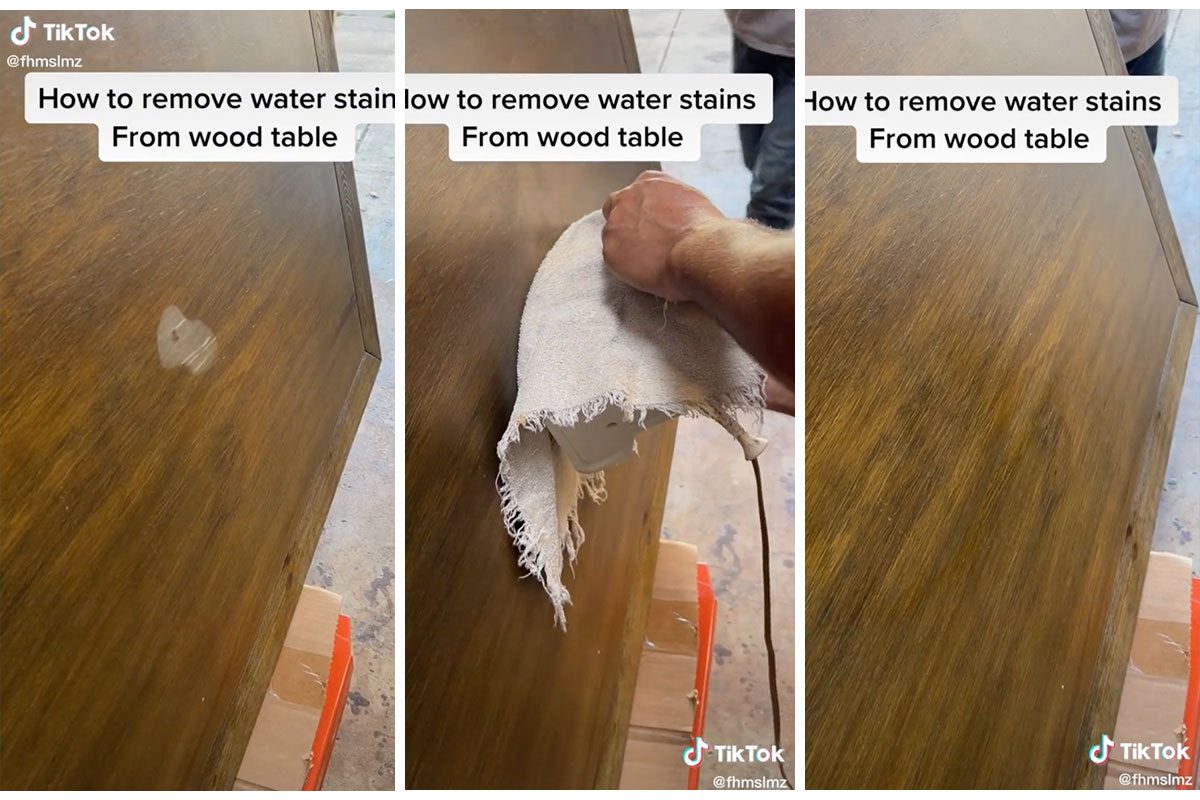 The Genius Hack for Removing Water Stains from Your Wood Tables