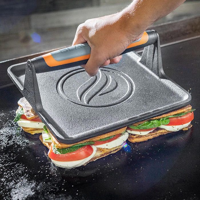 Blackstone Cast Iron Griddle Press With Signature Handle