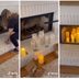 Forget Fire Logs! People Are Filling Their Fireplaces with Candles and It's So Cozy