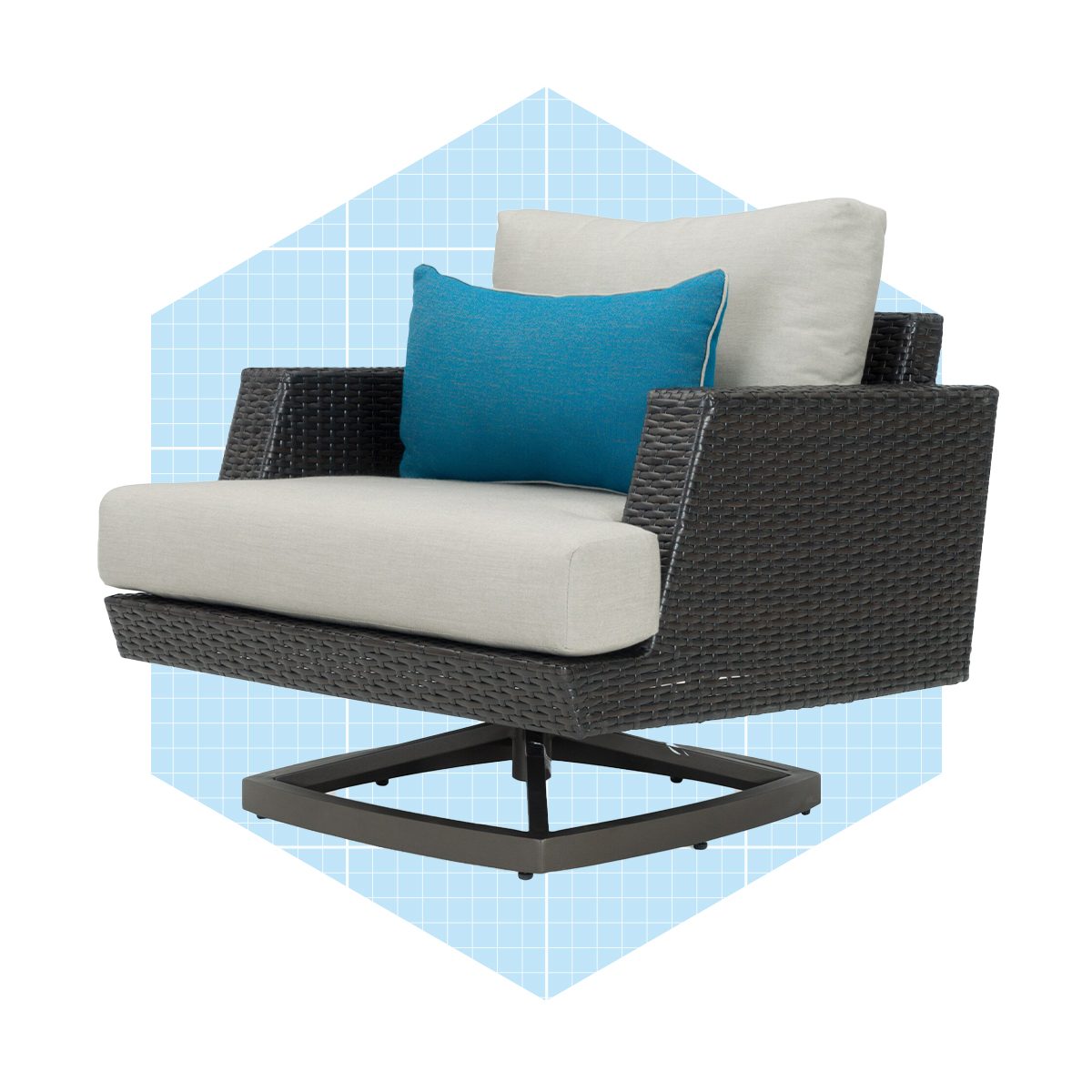 Wicker Patio Conversation Set