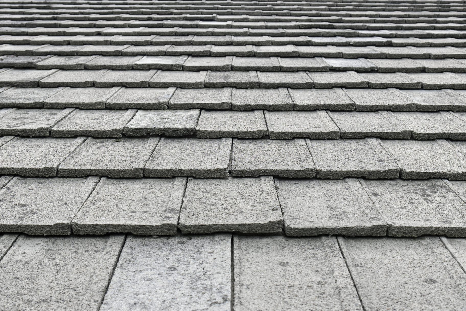 Detail of roof with tiles