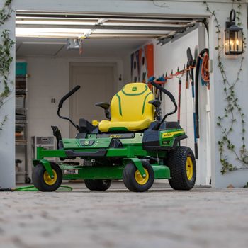 John Deere Ztrak First Electric Lawnmower Courtesy John Deere