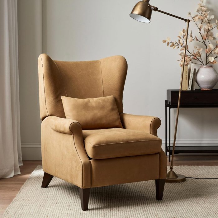 Leather Wingback Recliner