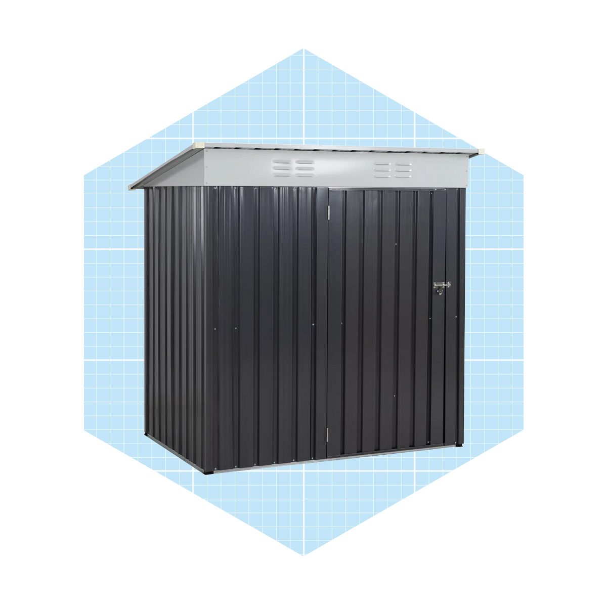 6 Ft. W X 4 Ft. D Metal Traditional Storage Shed Ecomm Wayfair.com