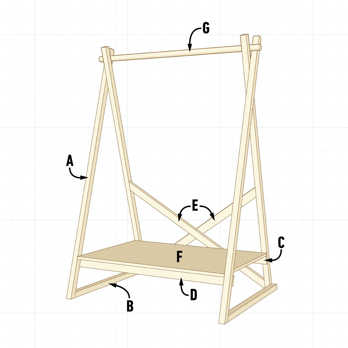 Diy Clothing Rack Ta Co