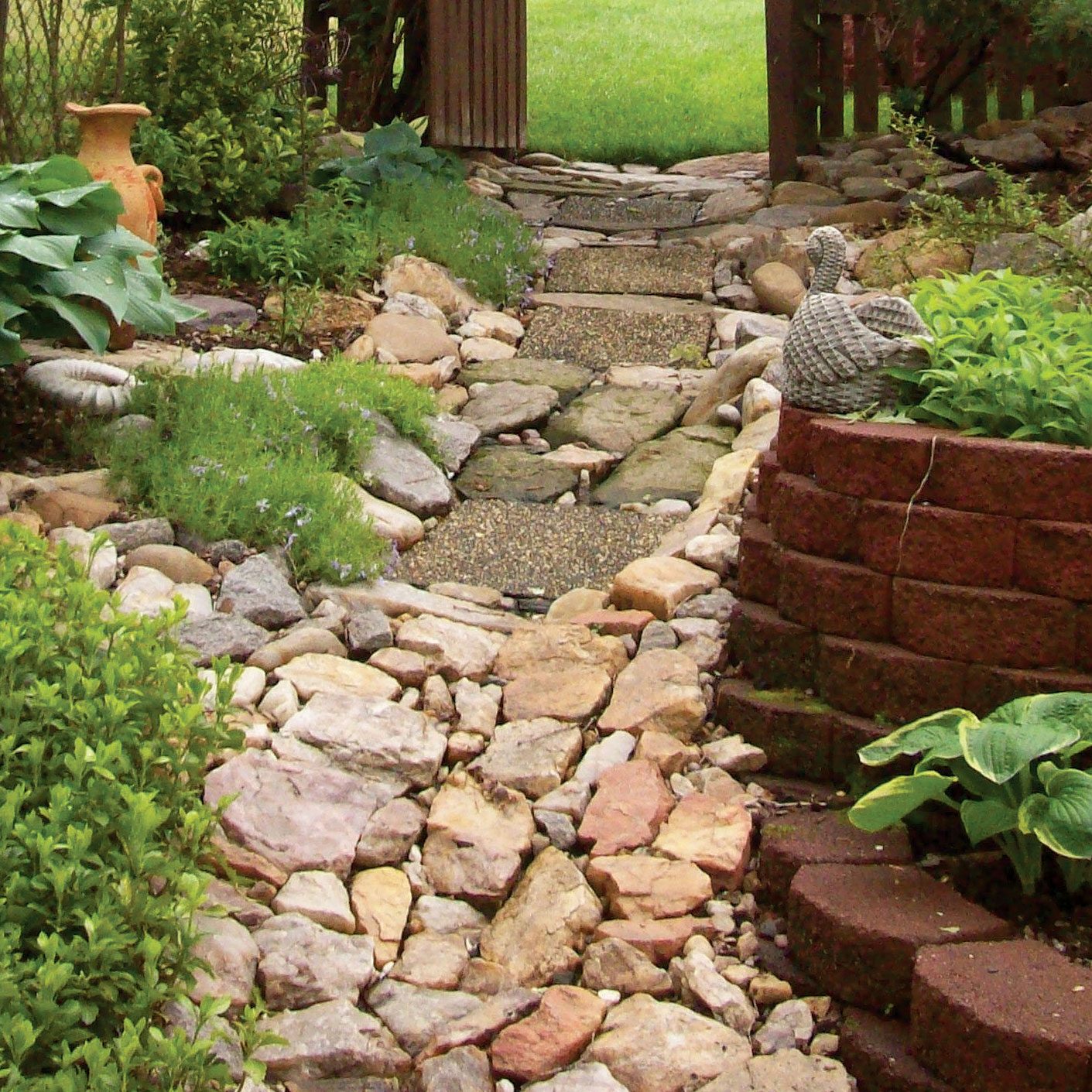 Erosion Control Dry Creek Bed