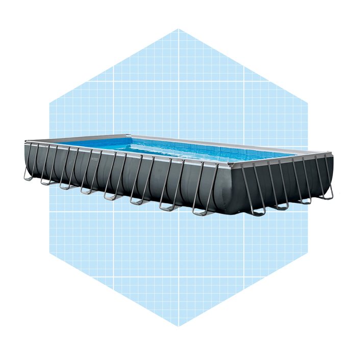 Big Rectangular Pool Set
