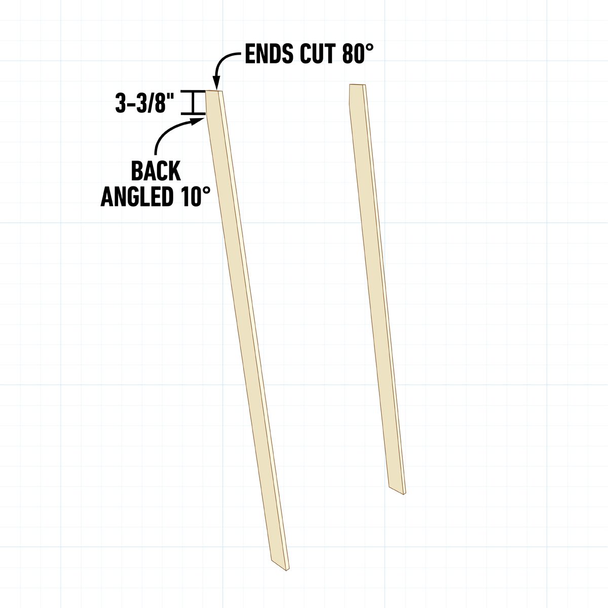 How To Build A Diy Wood Ladder Shelf Step 1