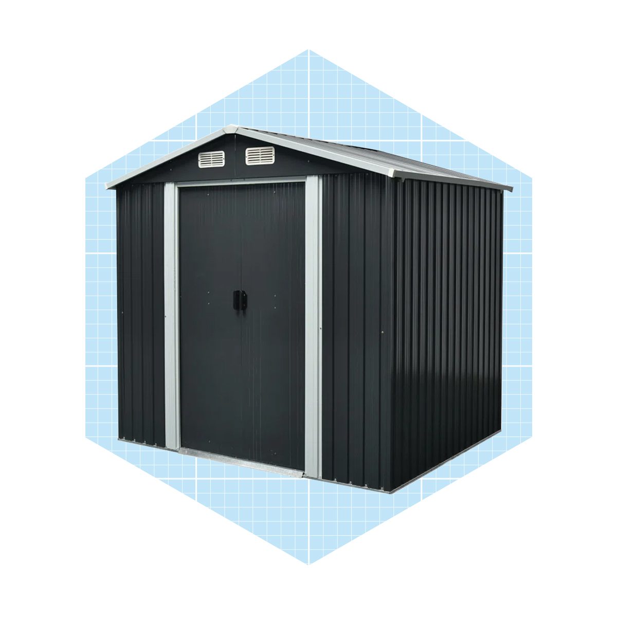 Kourtnie 8 Ft. W X 6 Ft D Metal Storage Shed Ecomm Wayfair.com