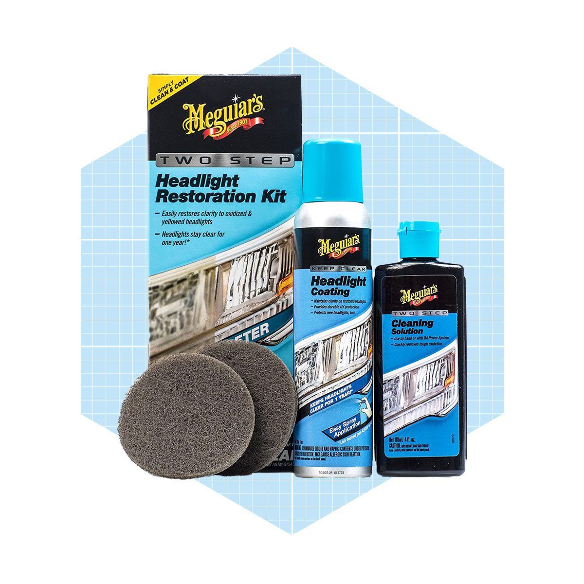 Meguiar's Two Step Headlight Restoration Kit Ecomm Via Amazon