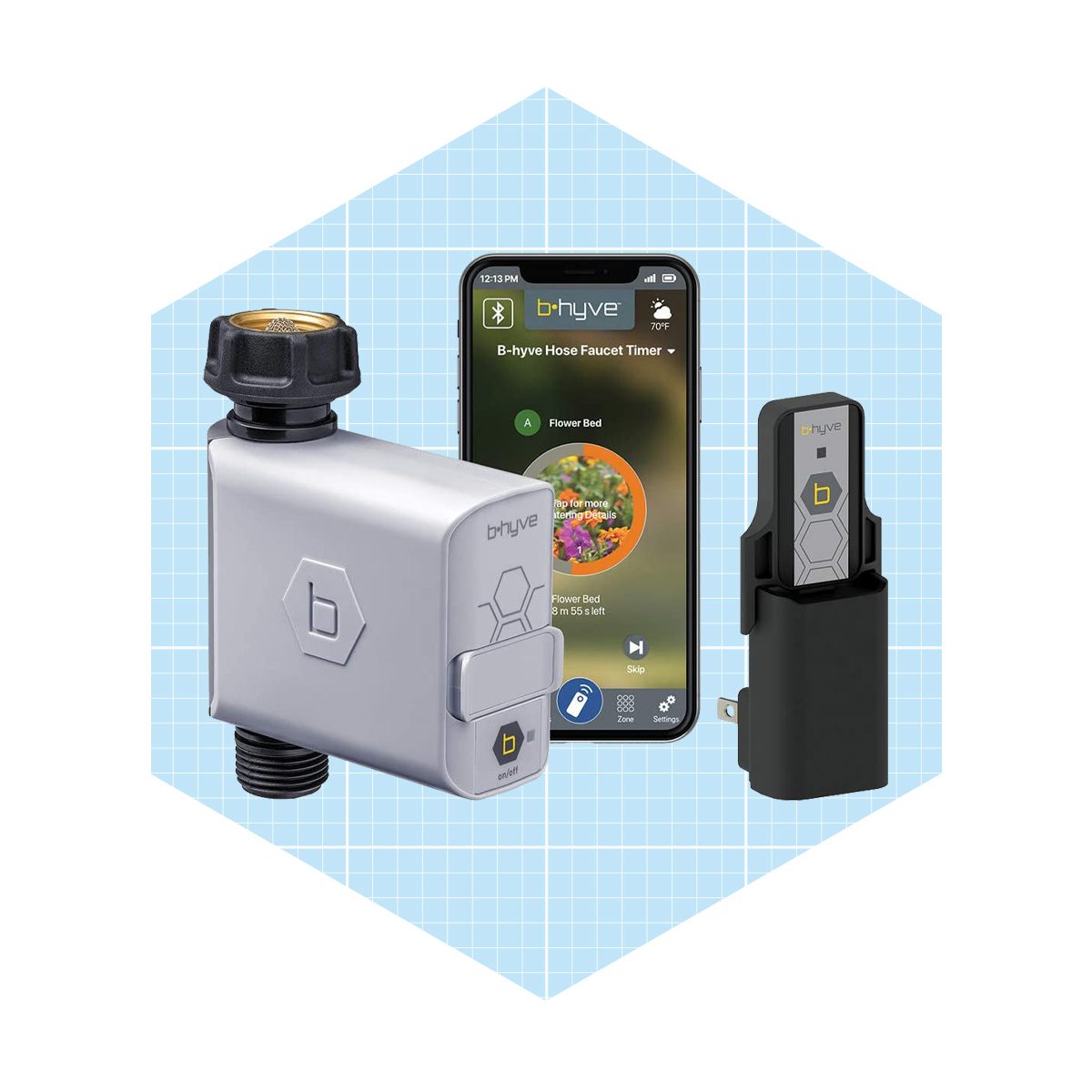 Orbit B Hyve Smart Hose Faucet Timer With Wi Fi Hub, Compatible With Alexa Ecomm Amazon.com