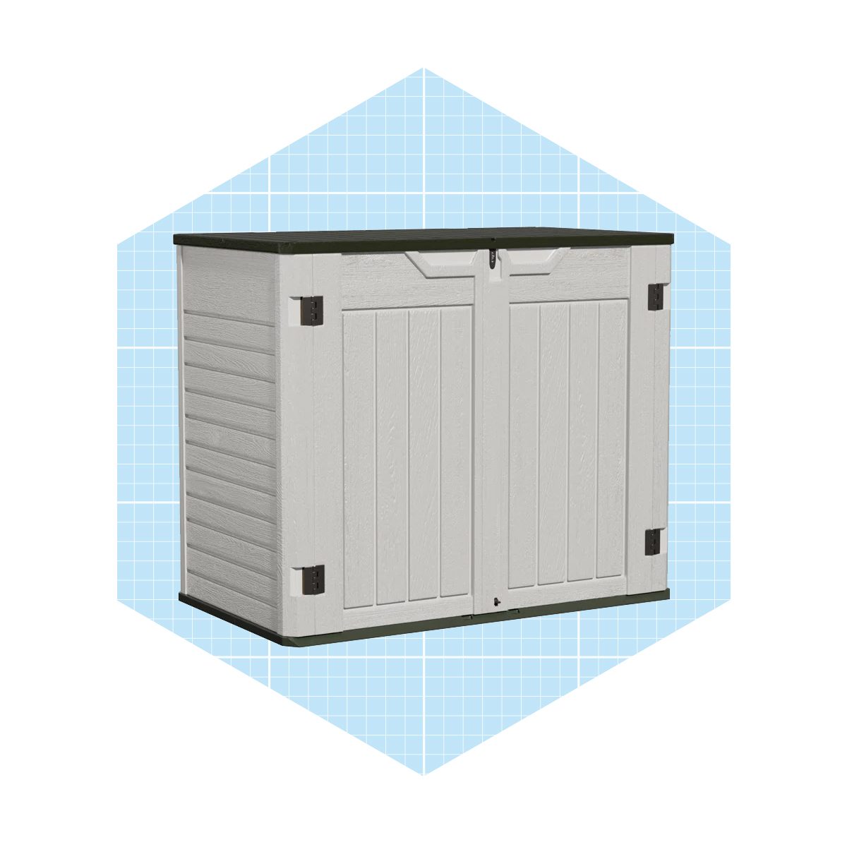 Rubbermaid Resin Outdoor 4 Ft. W X 2 Ft. D Horizontal Storage Shed Ecomm Wayfair.com