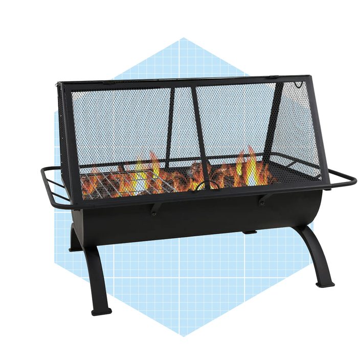 Sunnydaze Northland Outdoor Rectangular Fire Pit