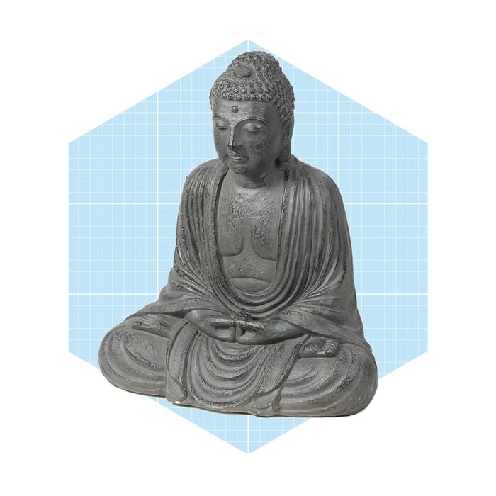 Meditating Buddah Garden Statue