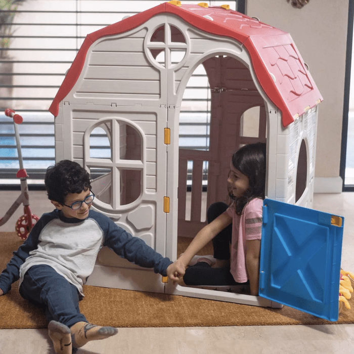 Foldable Plastic Toddler Playhouse Ecomm Via Wayfair