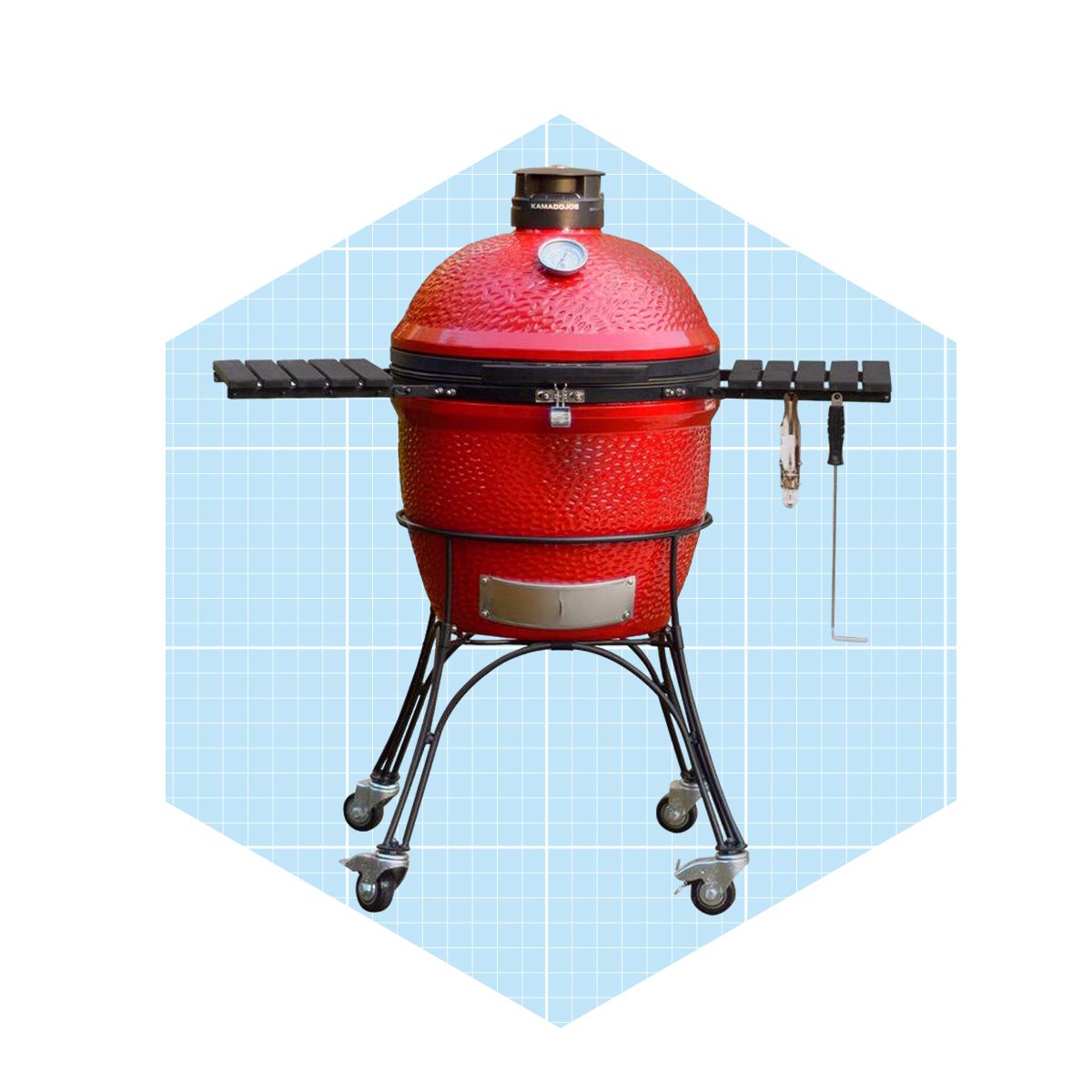 Kamado Joe Classic Joe Ii Charcoal Grill And Smoker