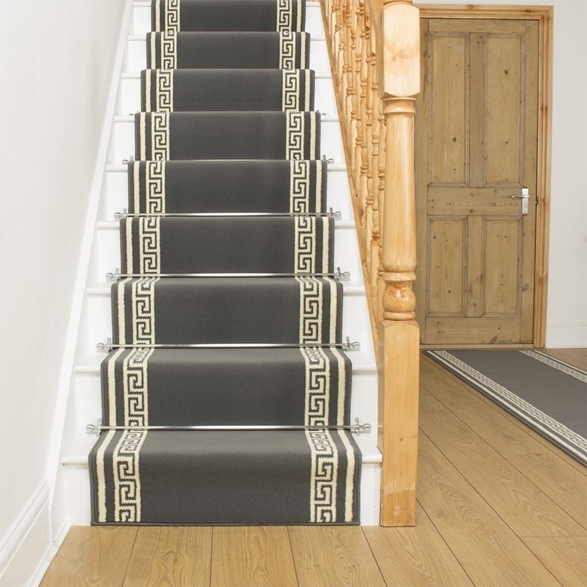 Key Grey Stair Runners