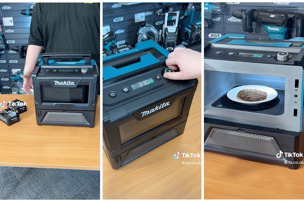 Makita Is Launching a Portable Rechargeable Microwave—Here’s What It Looks Like