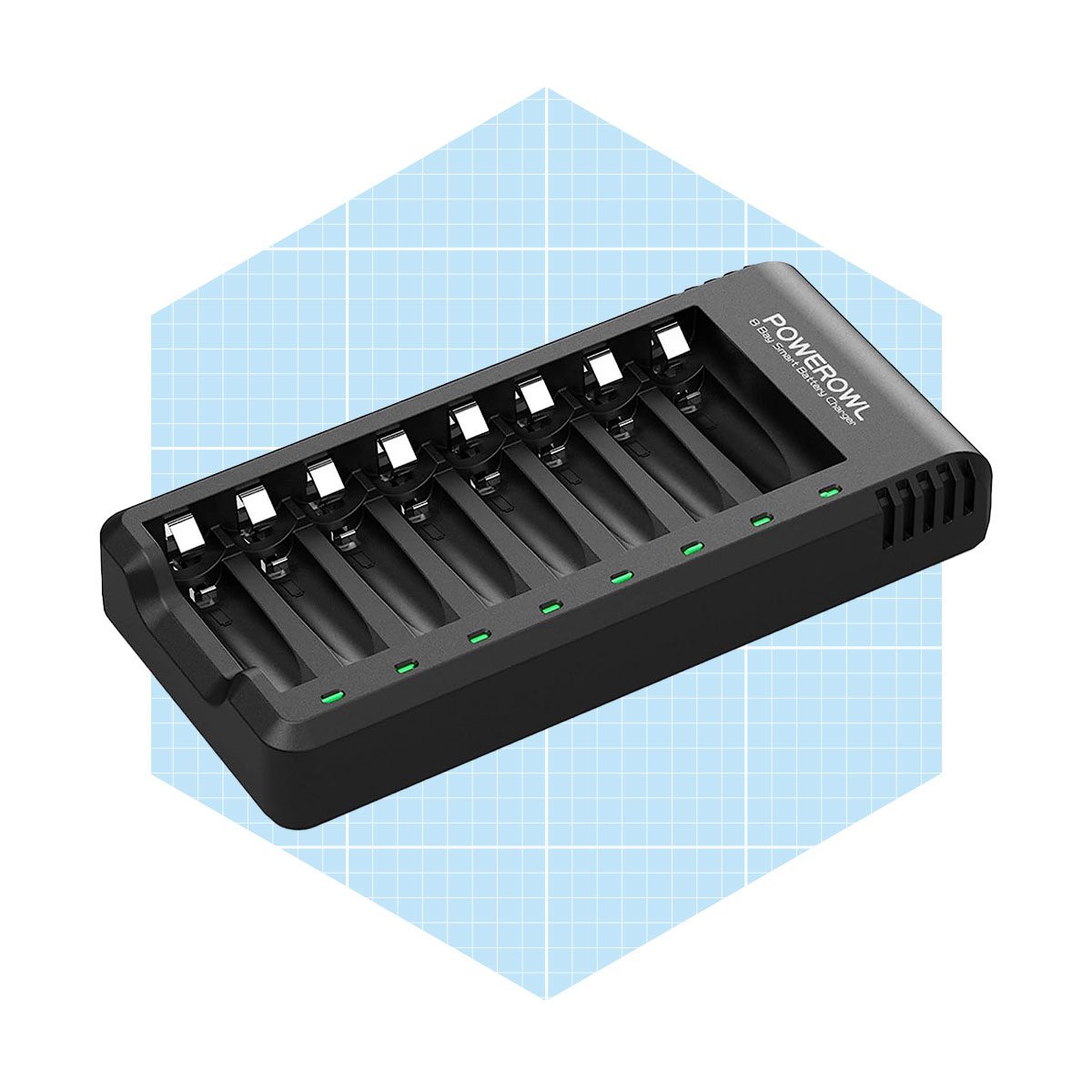 Powerol 8 Bay Aa Aaa Battery Charger