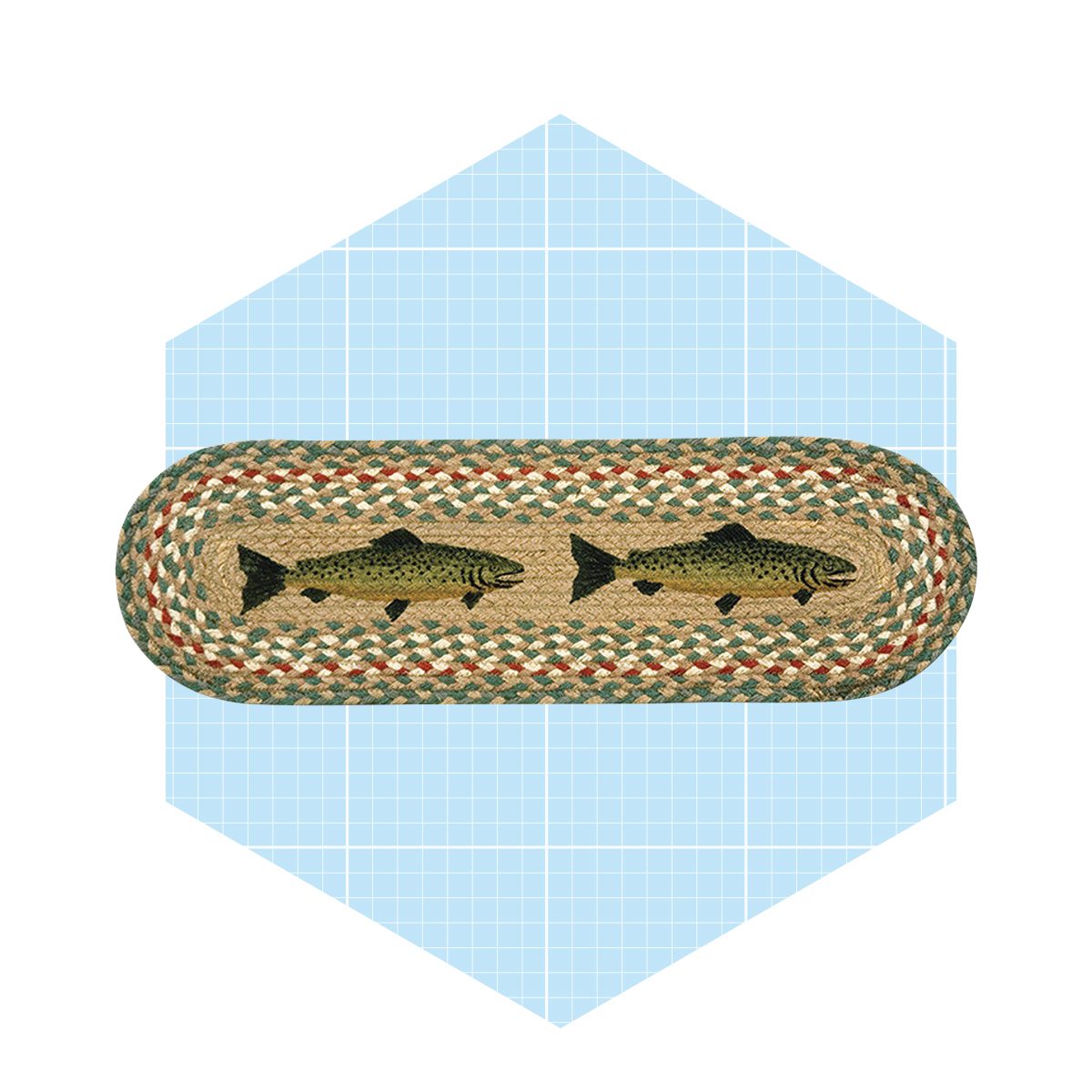 Trout Jute Braid Decorative Stair Treads