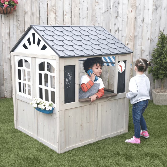 Wooden Outdoor Playhouse Ecomm Via Wayfair
