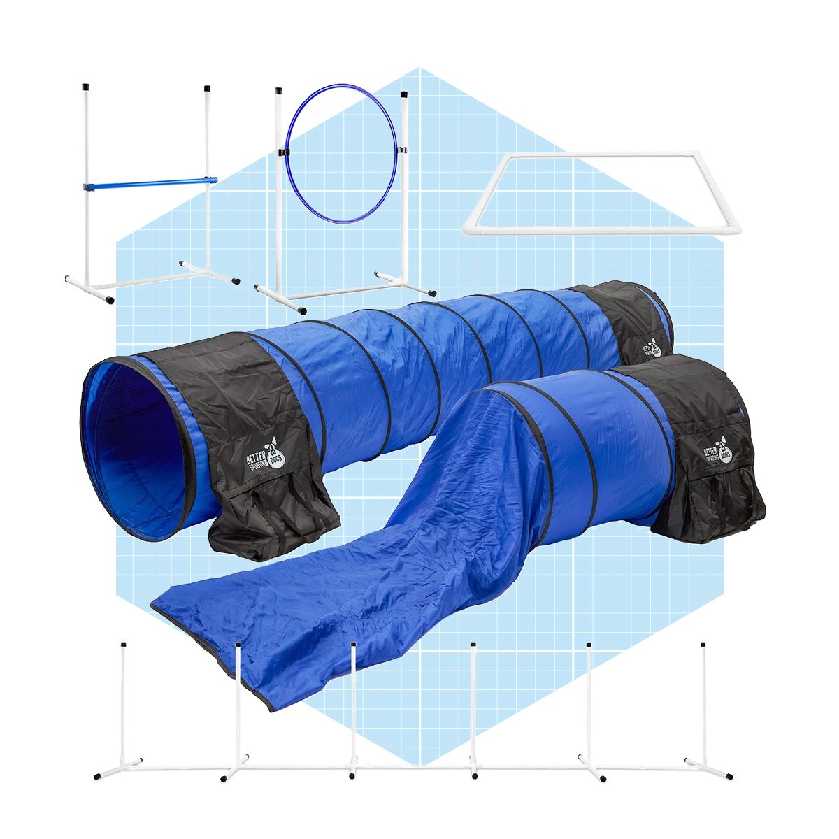Better Sporting Dogs Seven-Piece Deluxe Dog Agility Equipment SetÂ