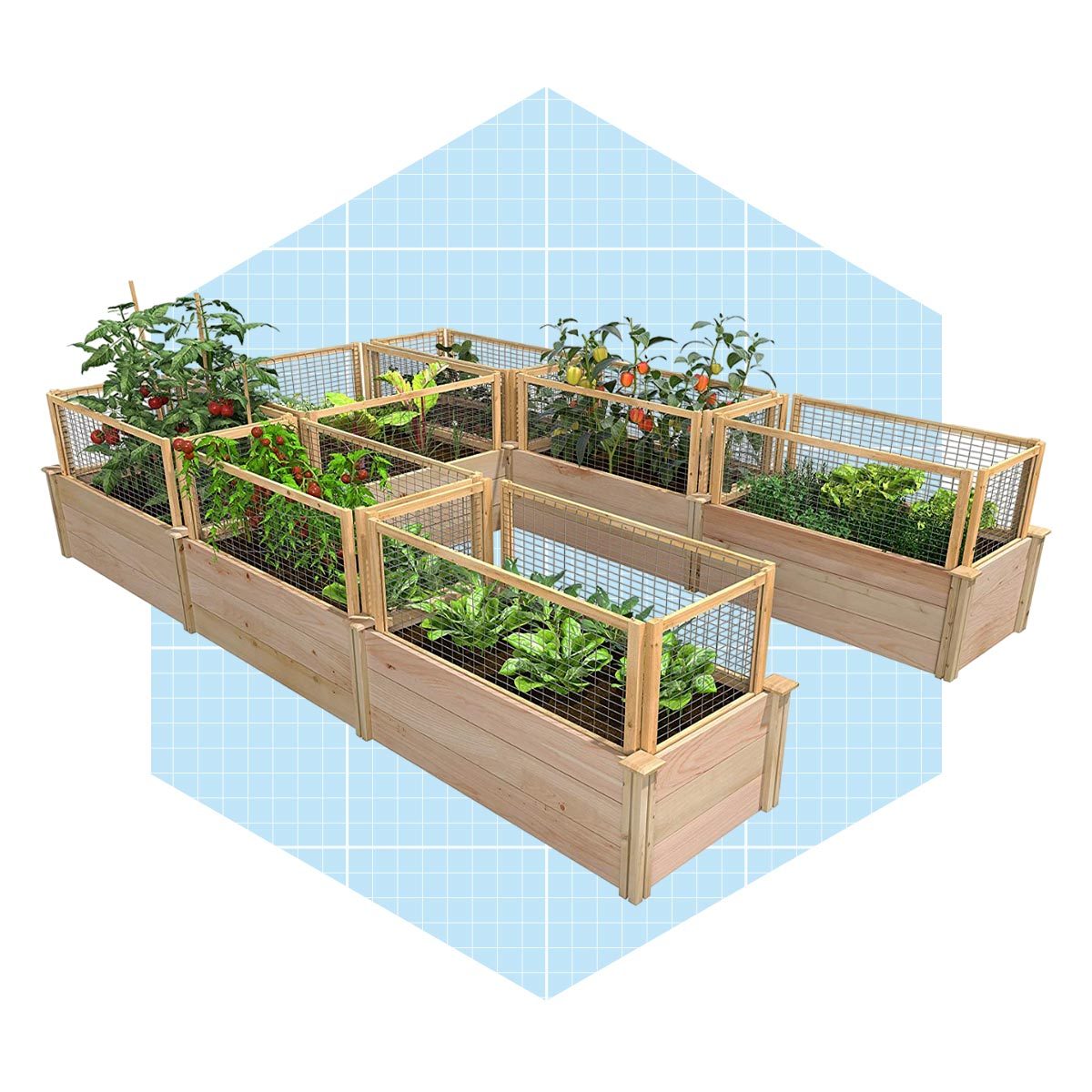 Greenes U Shaped Raised Garden Bed