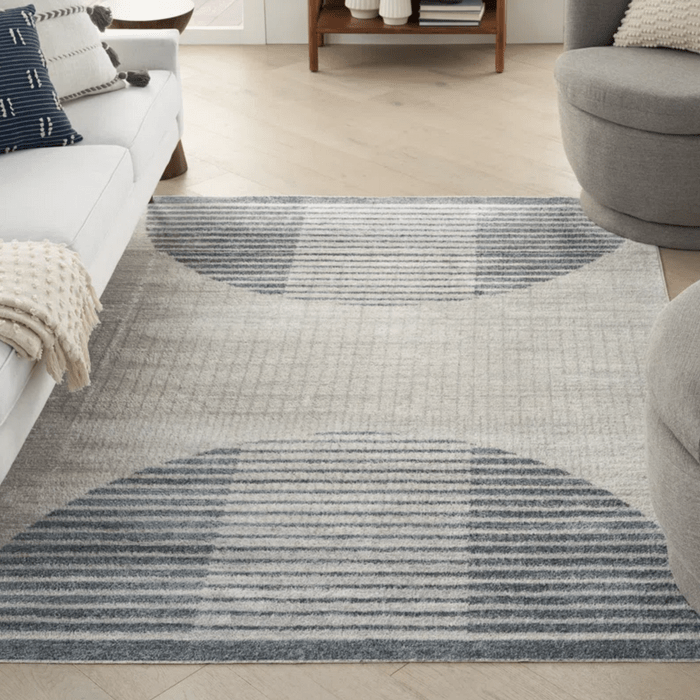 Aulika Performance Ivory:navy Blue Rug Ecomm Via Wayfair