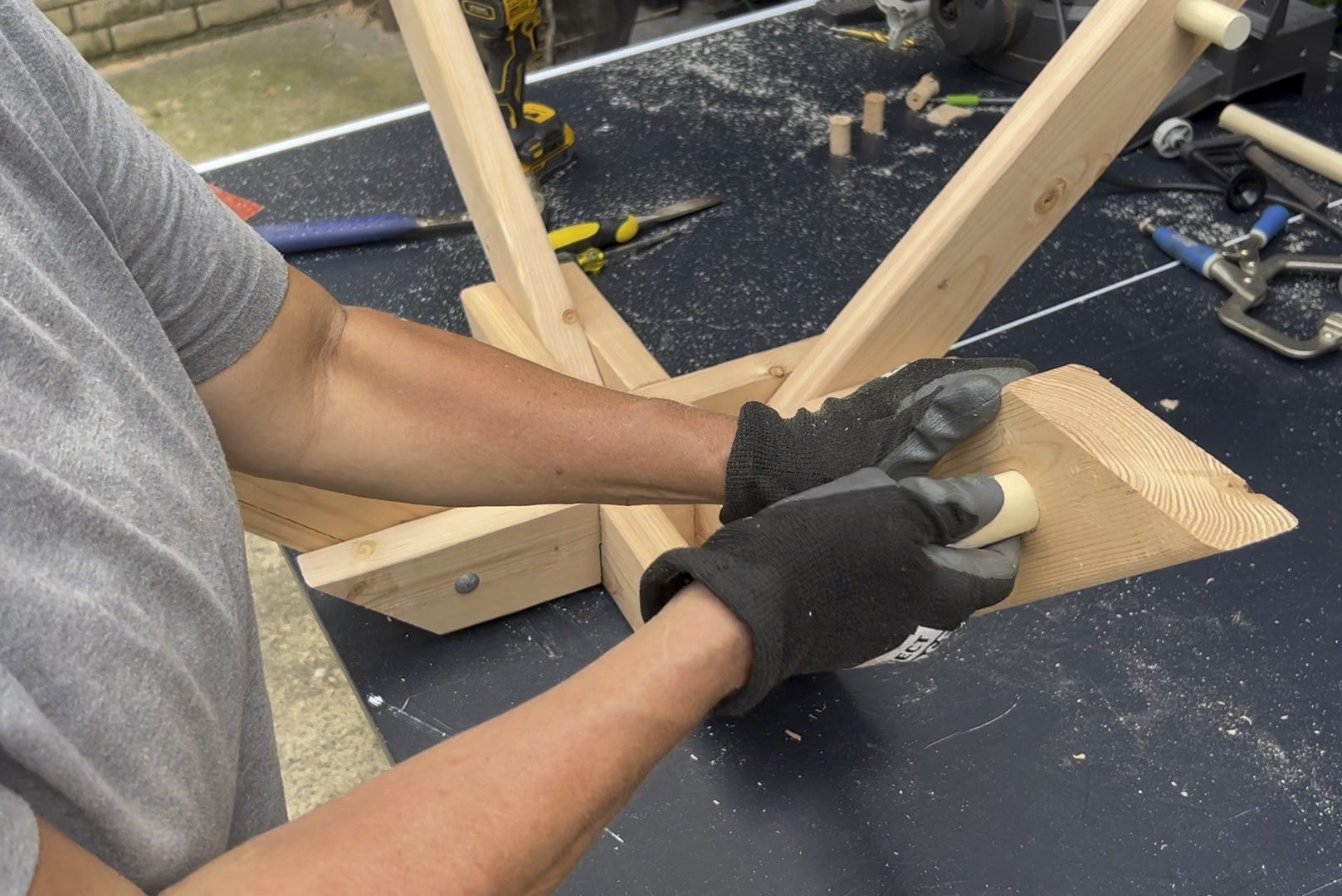 Cat Hammock Add Dowels