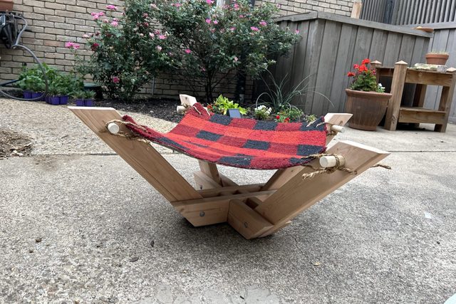 Cat Hammock Finished Longer Shot