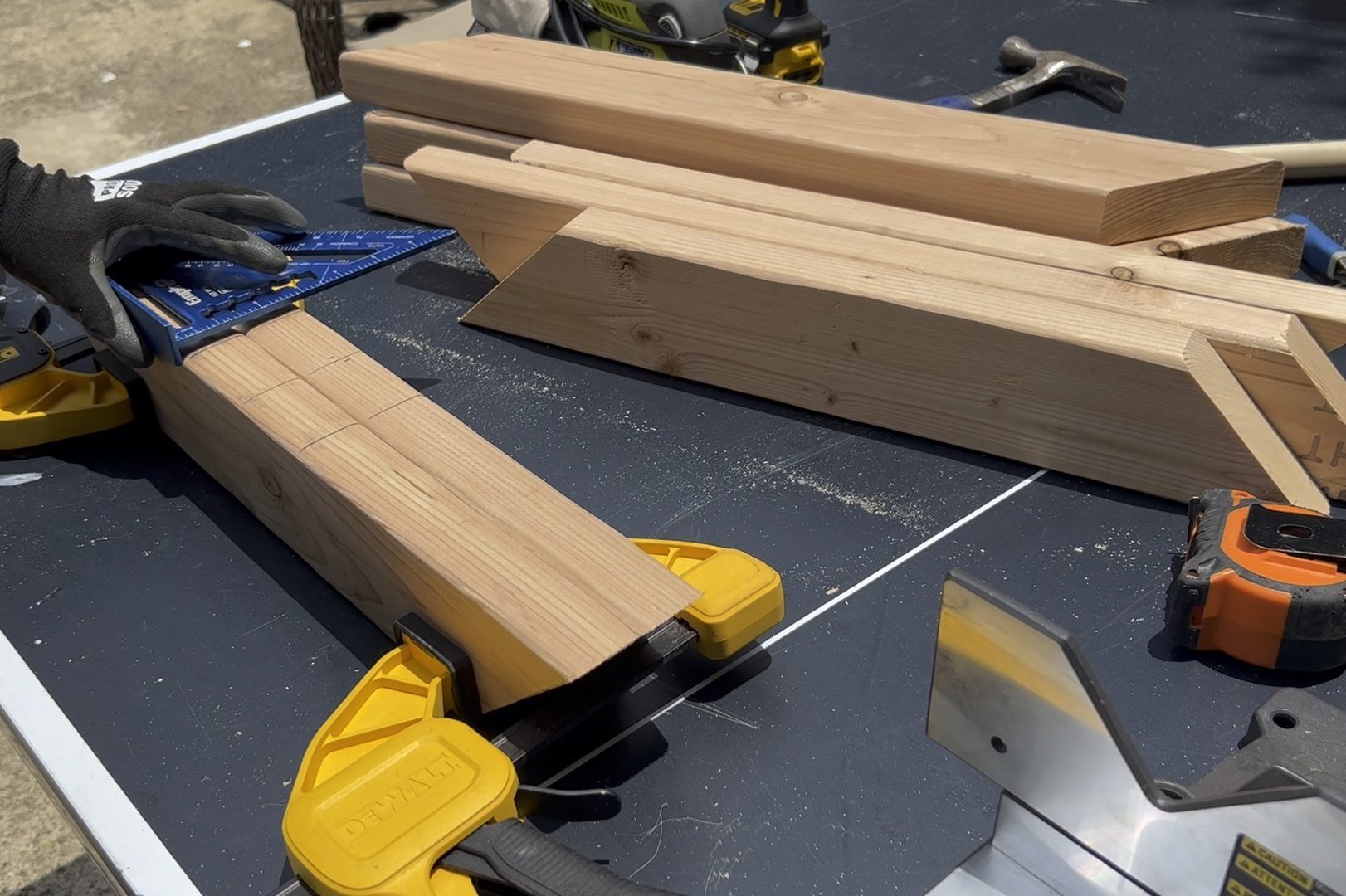 Cat Hammock Lay Out Cuts On Base