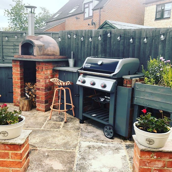 Corner Cooking Station Via @mrs Benrich Home Instagram