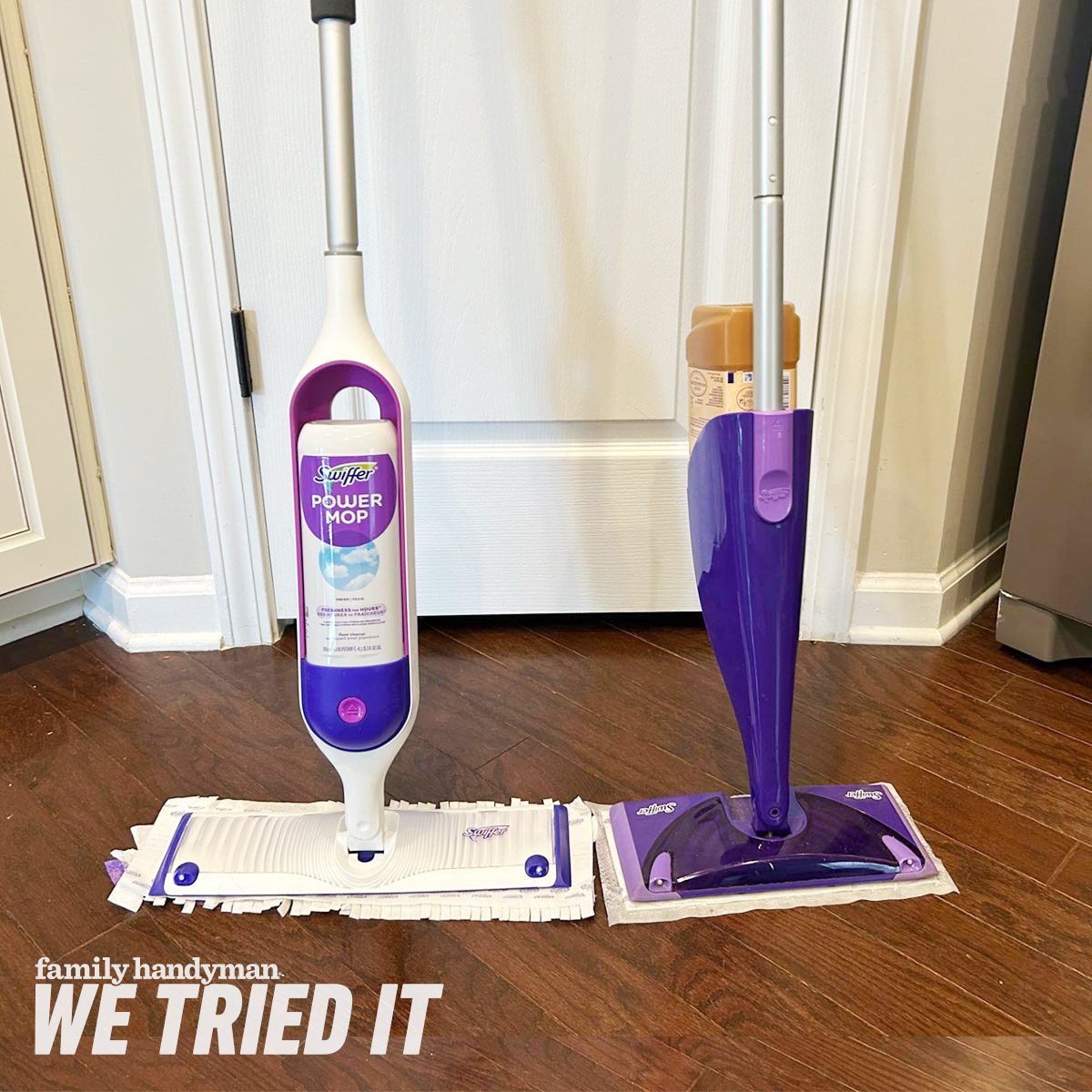We Tried It Swiffer WetJet vs Swiffer PowerMop