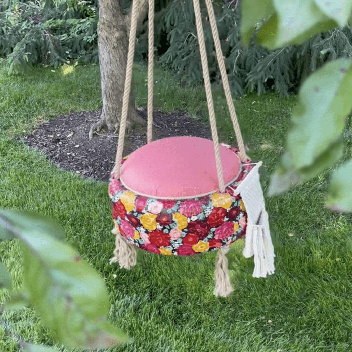 Floral Tire Swing Tiktok