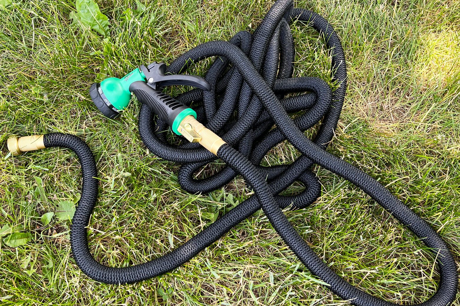 Flexi Hose in the grass